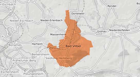 Mietspiegelkarte Bad Vilbel Bad Vilbel